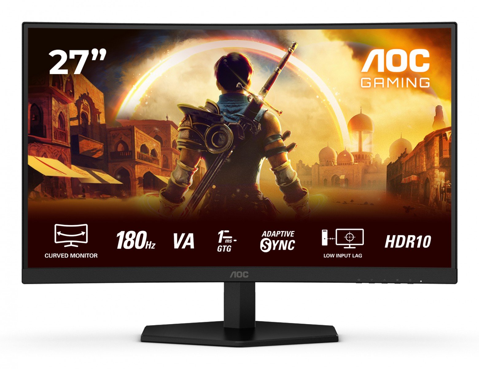 AOC Gaming C27G42E 27" Fast VA 1920 x 1080 (Full HD) HDMI DisplayPort 180Hz